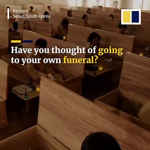 206K views · 1.7K reactions | Lie in a coffin, and attend your own funeral. South Koreans are taking part in mock funerals in search of leading a better life. | South China Morning Post | Facebook