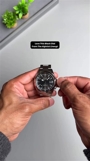 Time Scope by Eldhose George on Instagram: "Love this black dial from the Alpinist lineup!✨ The Seiko Prospex Alpinist SPB505J is a refined expression of one of Seiko’s most beloved collections, blending outdoor heritage with understated elegance. Its sunburst black dial reveals remarkable character, appearing deep and velvety indoors, then transforming into a warm dark coffee brown under sunlight. This subtle shift gives the watch a dynamic presence, beautifully complemented by applied silver t