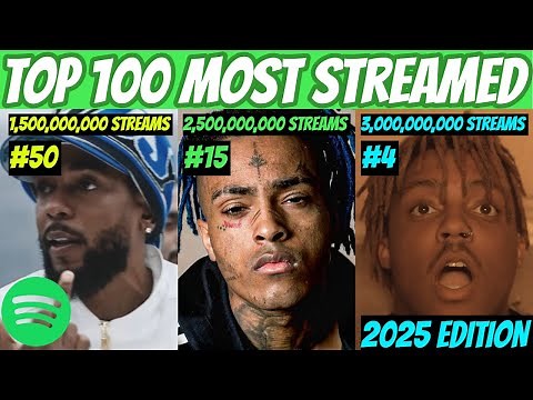 TOP 100 MOST Streamed Rap Songs OF ALL TIME! (Spotify) *2025 UPDATED*