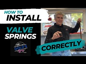Setting Valve Spring Installed Heights and measuring spring force at valve closed and open position