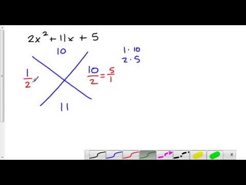 Factoring Using the X Method Additional Examples