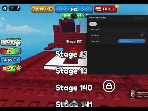 Roblox Script Showcase | NO JUMPING OBBY | Auto Obby