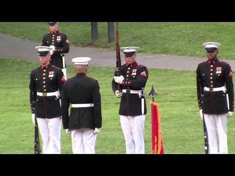 Marine Corps Discipline - Rifle Inspection