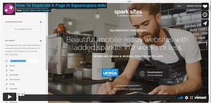 How to duplicate a page in Squarespace — Spark sites | Beautiful, mobile-ready websites with added sparkle, in 2 weeks or less - UK Squarespace designer