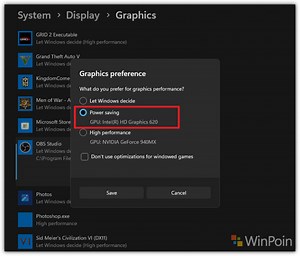Cara Ubah Default Graphic Settings Aplikasi di Windows 11