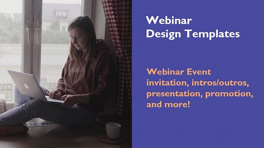 Webinar Design template Package | Ready-to-use templates | Wideo