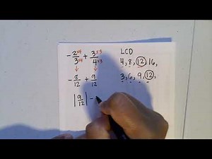 Adding Rational Numbers || Adding Signed Fractions and Mixed numbers