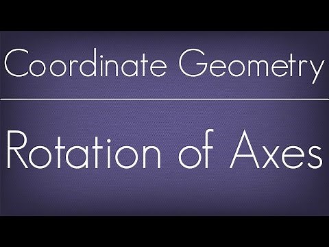 What is Rotation Of Axes - An Introduction With Example l Coordinate Geometry l Maths Geometry