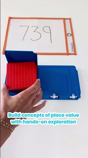 Bring Place Value to Life with Base Ten Blocks! 💛💙🧡