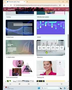 SharePoint Page Template Gallery – Create Pages Using Prebuilt Templates #sharepointonline