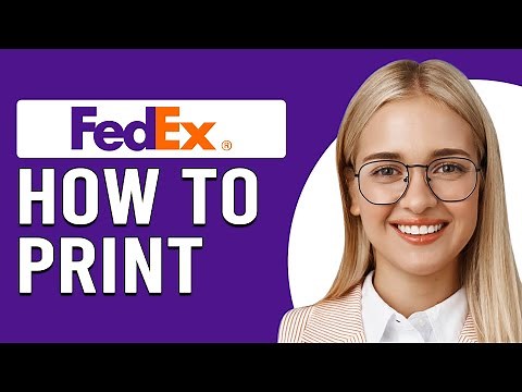 How To Print At FedEx (How Do I Print At FedEx)