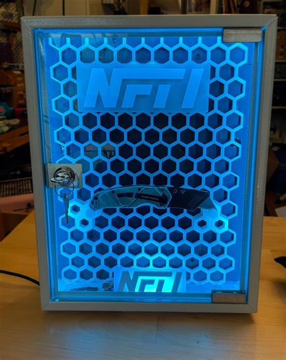 Smart Display Case With LEDs