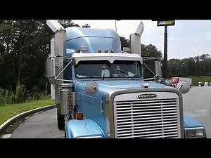 The Worlds Largest Stacks On An 18 Wheeler Tractor -Freightliner Classic
