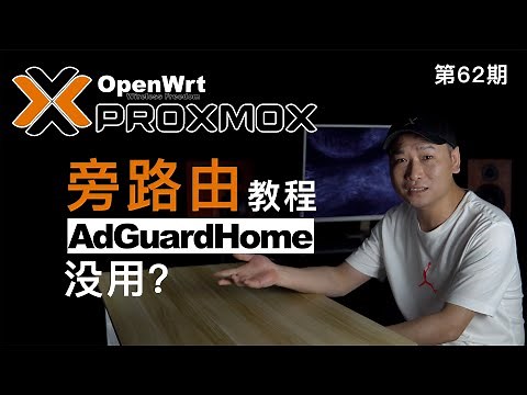AdGuard是多此一举？PVE虚拟机安装OpenWRT！软路由，Proxmox VE直通PCI网口，作为全设备全平台的科学上网旁路由！（关联软路由/旁路由/DNS服务器/科学上网配置）