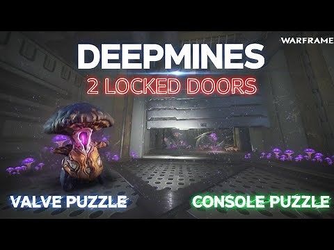 WARFRAME: Deepmines 2 Locked Vaults Guide! (VALVE & CONSOLE PUZZLE SOLUTION)