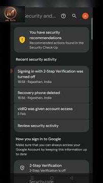 How To Turn Off 2-step Verification On Gmail | Gmail ka two step verification kaise band karen