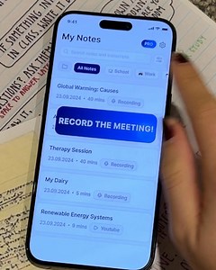 AI Meeting Note Taker App 📝 ✅ | Smart Noter - AI Note Taker