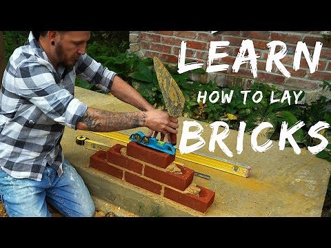 HOW TO LAY BRICKS FOR BEGINNERS [Bricklaying for beginners e.p.4]