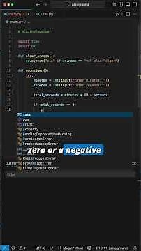 Python Project for Beginners - Simple Countdown Timer