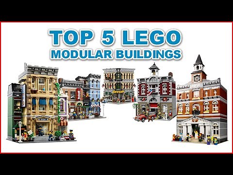 COMPILATION Top 5 Creator Expert Modular Buildings Speed Build - Brick Builder