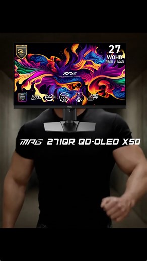 MPG 271QR QD-OLED X50 dominates with 500Hz refresh rate and exclusive OLED Care 3.0 that helps reduce burn-in. Discover the best gaming QD-OLED that stands out: https://www.msi.com/Landing/best-qd-oled-gaming-monitor-display | MSI Gaming