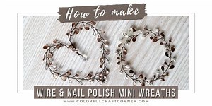How to Make Chic Mini Wreath Ornaments (Video Tutorial)