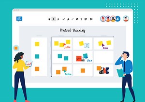 Collaborative Product Backlog Template to easily prioritize tasks & epics