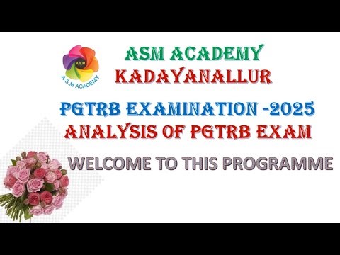 Analysis of PG TRB CHEMISTRY EXAMINATION.+2025