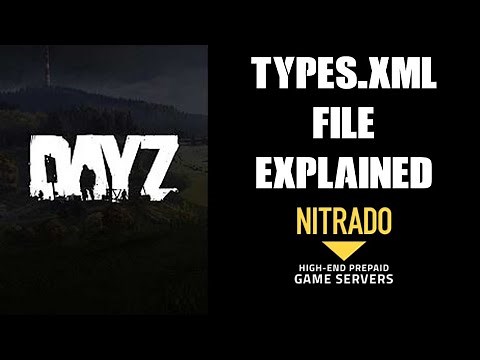 Guide To How types.xml File Works DAYZ Nitrado Private Server Xbox PlayStation Syntax Values Meaning