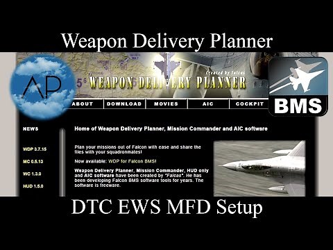 Falcon BMS - Weapon Delivery Planner DTC MFD EWS Tutorial