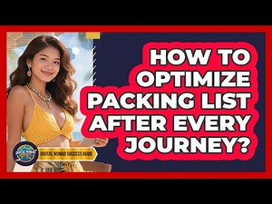 How To Optimize Packing List After Every Journey?