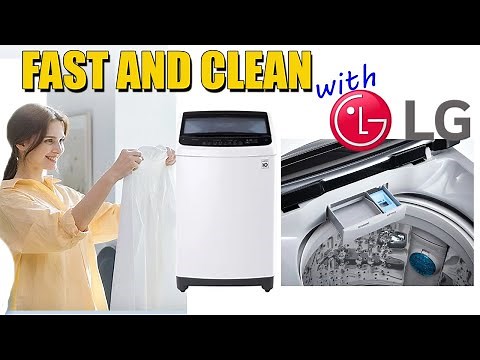 What's inside of LG Top Load Washing Machine Smart Inverter 8kg? | How to use for beginners
