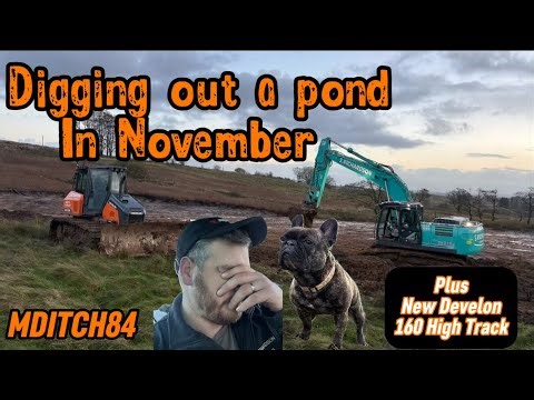 Digging a Pond in November!
