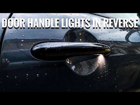 MINI COOPER S F56 BIMMERCODE DOOR HANDLES ILLUMINATE ON REVERSE