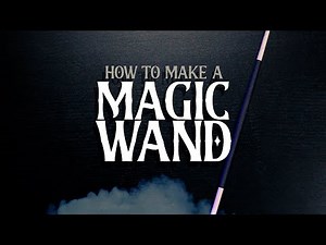 How to make a MAGIC WAND with paper! EASY!