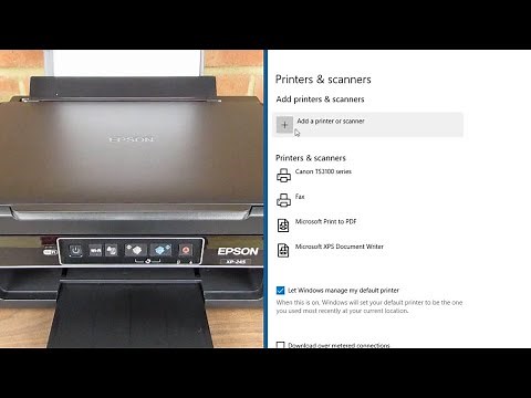 Epson XP-245 Windows 10 Install