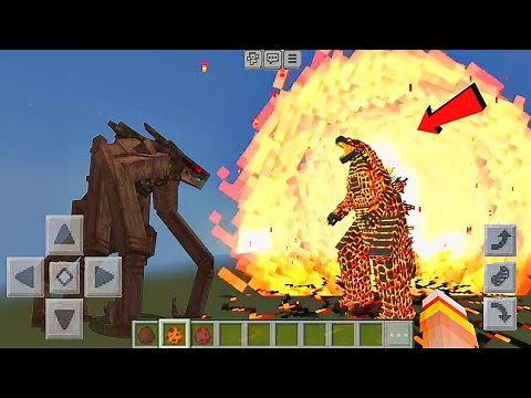 Godzilla legacy of titans mod | Minecraft pe | download link | Zhasian
