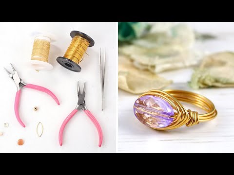 Make a Simple Wire Ring - DIY Jewelry Making Tutorial