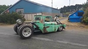 5.7M views · 85K reactions | Project 2 Ton - Rat Rod Dually, Cummins Powered Pickup owner: @Sune Larsen The truck is a 60s GMC, and 3500 Dodge Ram chassis. The engine is a turbo diesel cummins 12v 6bt. 1000 rwhp Rearend is the orginal dana80 from the 3500 frame. it has an air locker. Wheels: alcoa alu full size truck rims. Dually mounted in the back. #TURBOKING | TURBO KING | Facebook