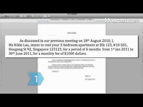 How to Write a Letter of Intent