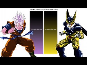 Future Gohan VS Cell All Forms Power Levels