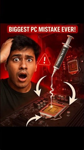 how thermal paste can damage motherboard #shorts #short