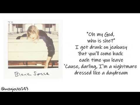 Taylor Swift - Blank Space (Lyrics)