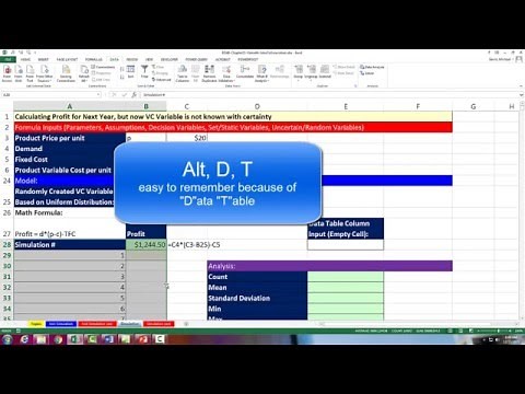 Basic Excel Business Analytics #64: Introduction To Monte Carlo Simulation In Excel