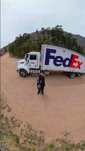FedEx freight mountain delivery #truckdriver #trucking #fedexfreight