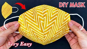 9.9K views · 739 reactions | Very Easy New Style Breathable Mask! Diy Simple Face Mask Easy Pattern Sewing Tutorial | | P&K Handmade | Facebook
