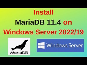 How to Install and Configure MariaDB 11.4 in Windows Server 2022/2019 in 10 minutes | 2024 updated