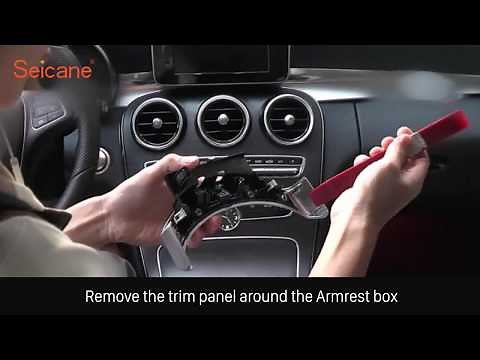 How to install and upgrade your factory radio for 2015 Mercedes Benz C Class C200 Removal