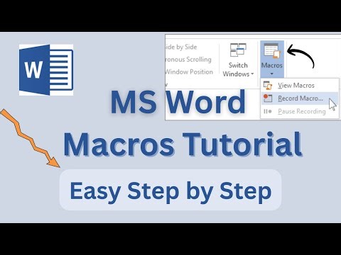 MS Word Macros Tutorial | Learn Macros in Word Step by Step | MS Word Macro in Urdu / Hind