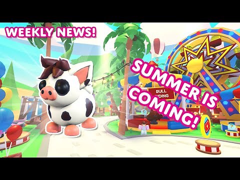 ☀️ Summer is coming! 😎 BABY PETS! 🐷 Weekly News! 🗞️ Adopt Me! on Roblox